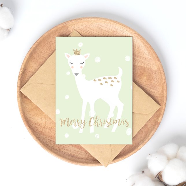 Deer - Cute Christmas Postcard (Creator Uploaded)