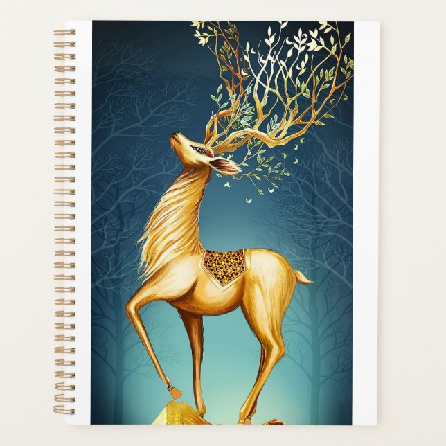 Deer deluxe notebooks  planner (Front)