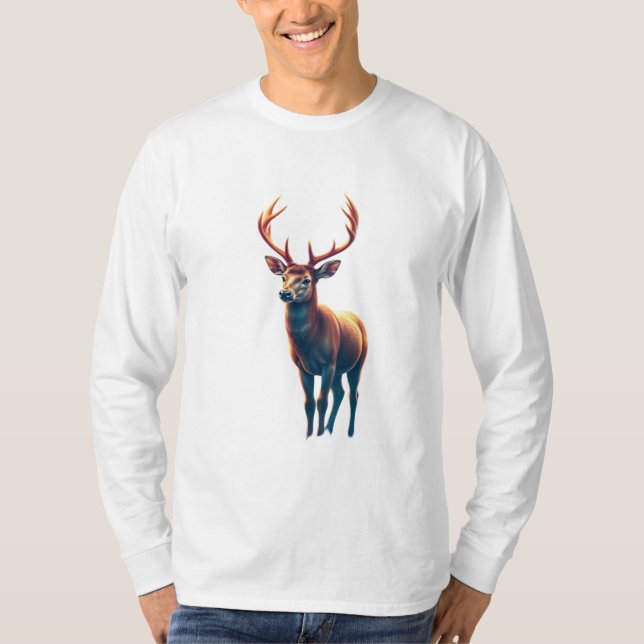 deer design t-shirt 8 (Front)