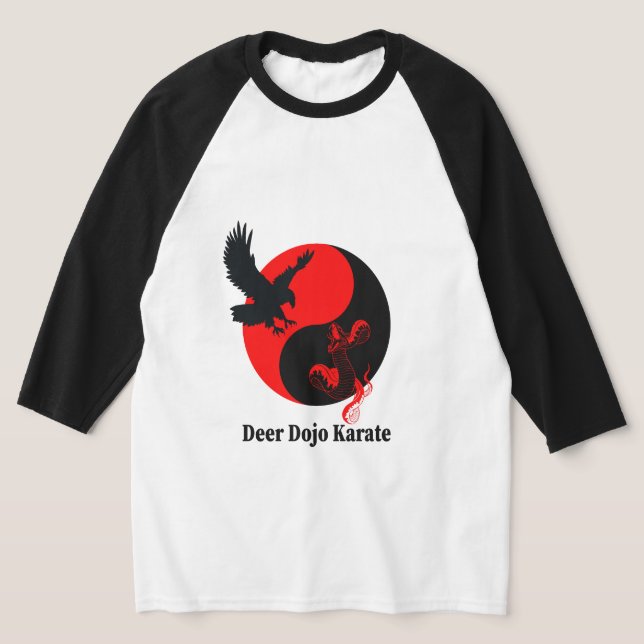 Deer Dojo Hawk Snake T-Shirt (Laydown)