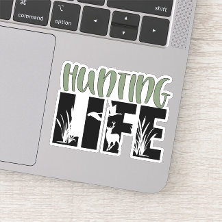 Deer Elk Hunting Outdoors Die Cut Sticker Decal