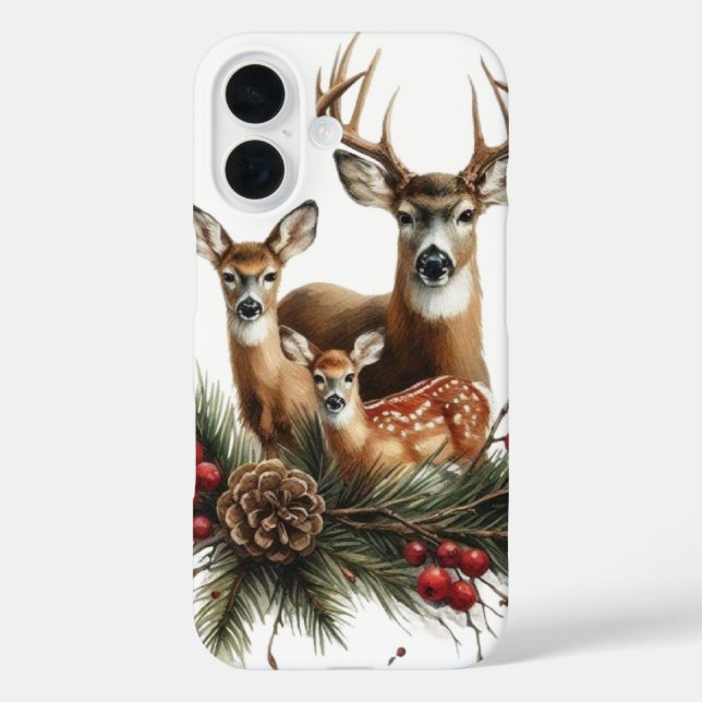 Deer Family  Case-Mate iPhone Case (Back)