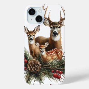 Deer Family iPhone 15 Case