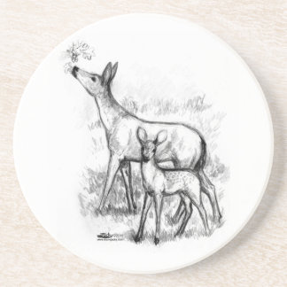 Deer Family Coaster
