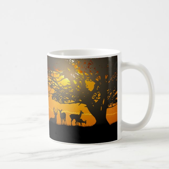 Deer Family Coffee Mug (Right)