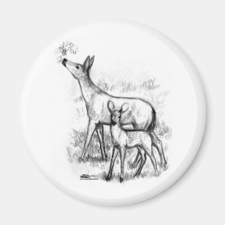 Deer Family Magnet