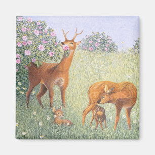 Deer Family Magnet