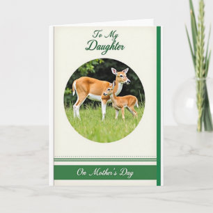 Deer Family Mothers Day Card