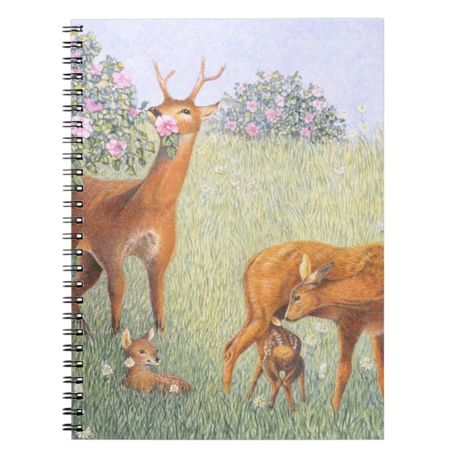 Deer Family Notebook (Front)