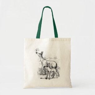 Deer Family Tote Bag