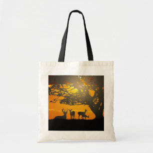 Deer Family Tote Bag