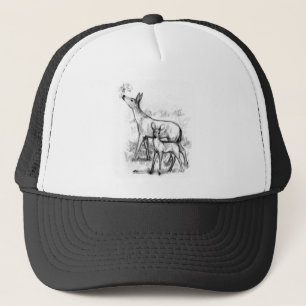 Deer Family Trucker Hat