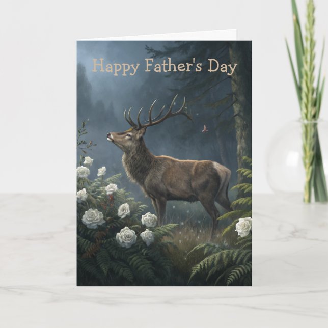 Deer Father's Day Card (Front)