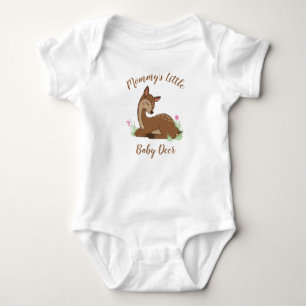Deer Fawn Baby Shower Woodland Animals Bodysuit