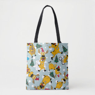 Deer Festive: Christmas Pattern Design Tote Bag