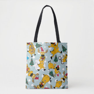Deer Festive: Christmas Pattern Design Tote Bag