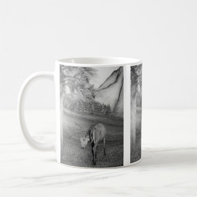 Deer Field Coffee Mug (Left)
