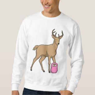 Deer Fitness Dumbbell Sweatshirt