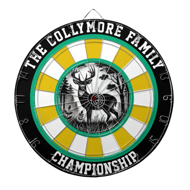 Deer Forest Target Wall Decor Dartboard (Front)