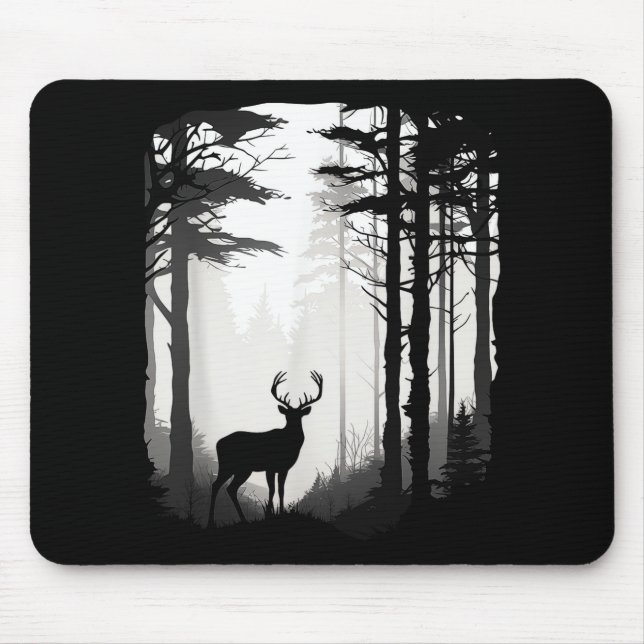 Deer Forest Wildlife Mouse Pad (Front)