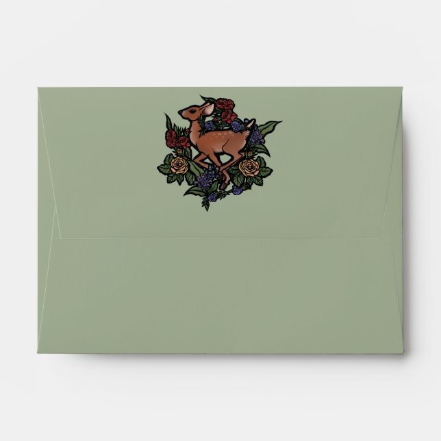 Deer Forrest Envelope (Back (Top Flap))