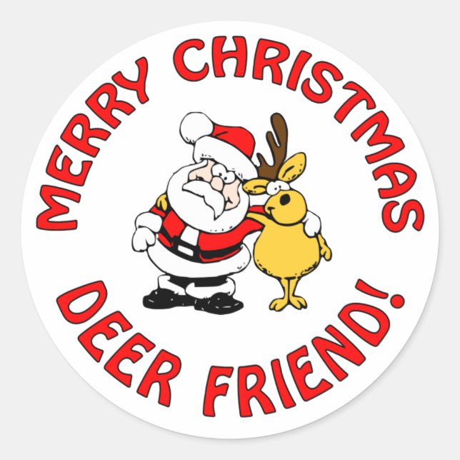 "Deer Friend" stickers (Front)