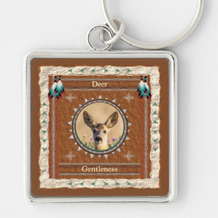 Deer  Gentleness Energy Key Ring