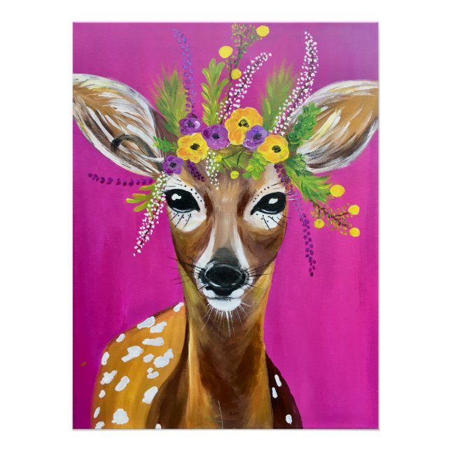 Deer Glossy Poster (Front)