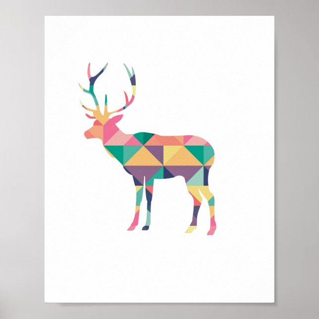 Deer Graphic Poster (Front)
