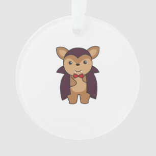 Deer Halloween Cute Devil Vampire Costume Ornament