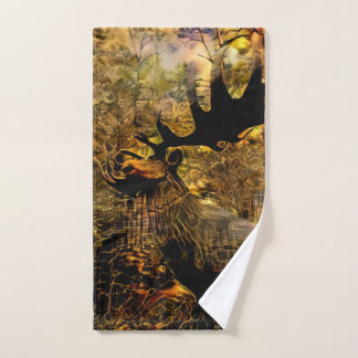 deer hand towel