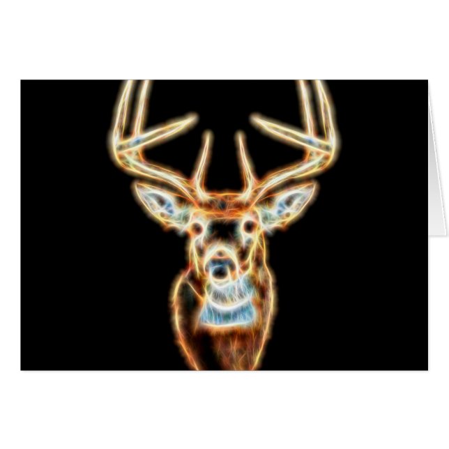 Deer Head digital Energy Spirit (Front Horizontal)