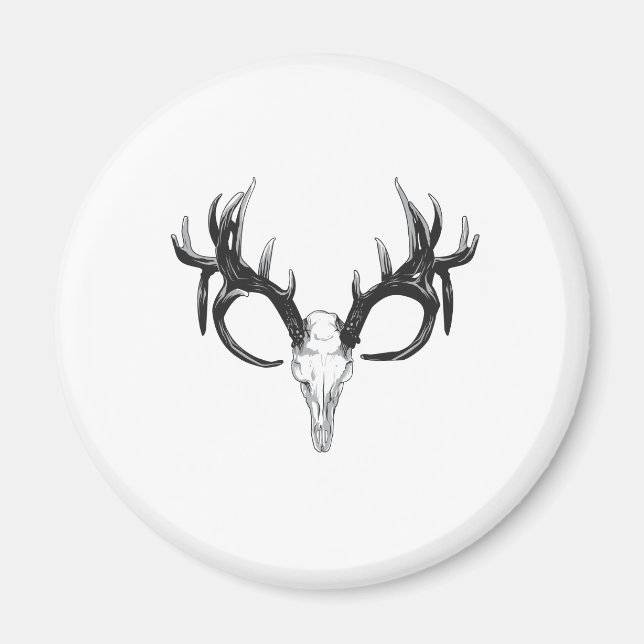 Deer head magnet (Front)