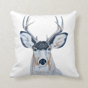 Deer Head Pillow