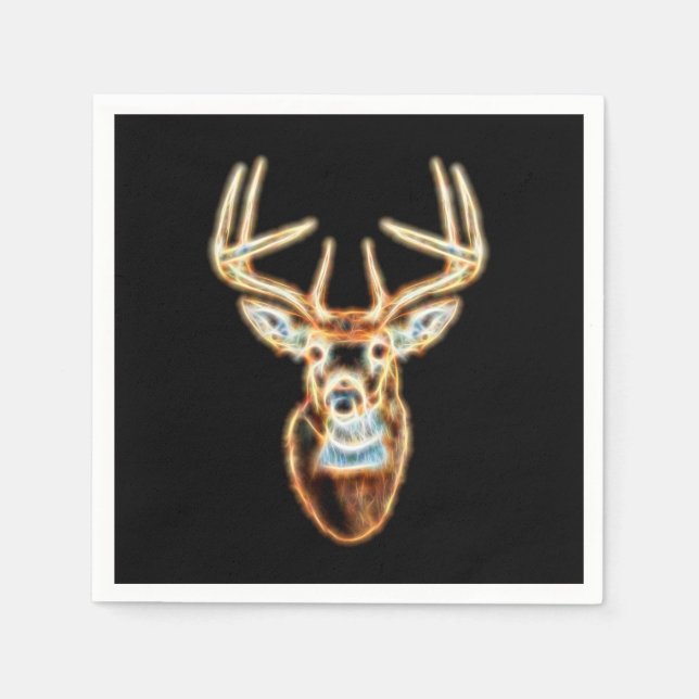 Deer Head pure Energy Spirit Napkin (Front)