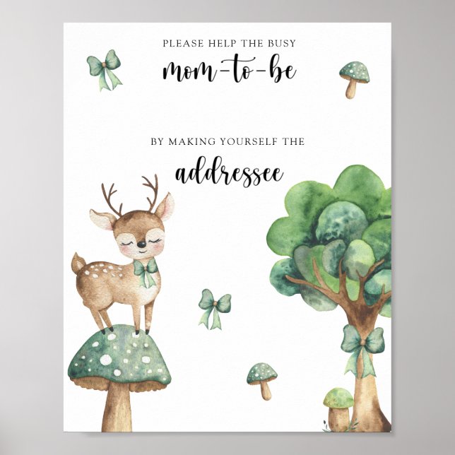Deer - Help the Busy Mum-to-Be Poster (Front)