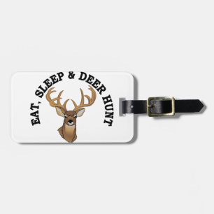 Deer Hunt Luggage Tag
