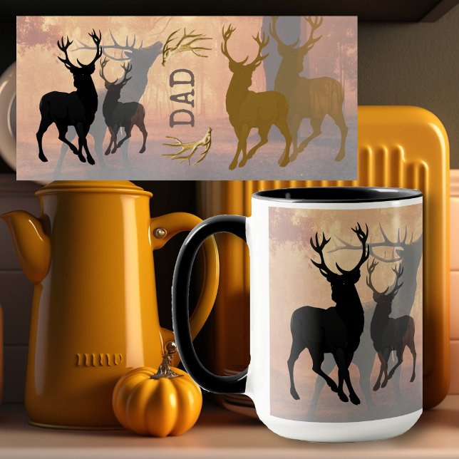 Deer Hunter Antlers Name Template Mug (Creator Uploaded)