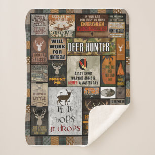 Deer Hunter Blanket Christmas Gift For Hunter,