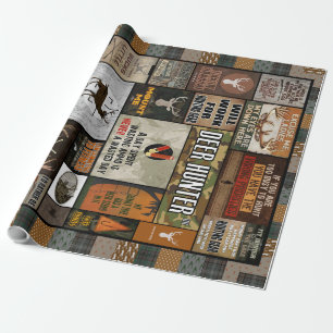 Deer Hunter Blanket Christmas Gift For Hunter Wrapping Paper