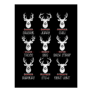 Deer Hunter Buck Lovers All Shanta Poster