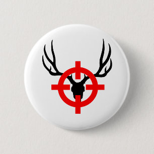 Deer Hunter - Bullseye 6 Cm Round Badge