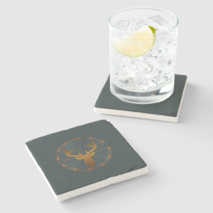 Deer Hunter Stone Coaster