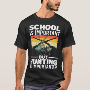 Deer Hunting Art For Boys Wildlife Hunter Deer T-Shirt
