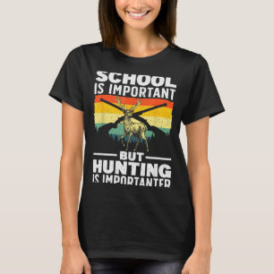 Deer Hunting Art For Kids Boys Wildlife Hunter Dee T-Shirt