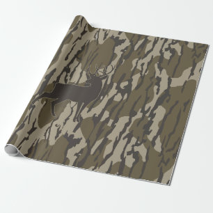 Deer Hunting Bottomland Camo Deer Bottomland Camo Wrapping Paper