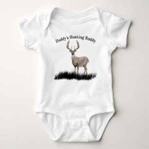 Deer Hunting Buddy Baby Bodysuit