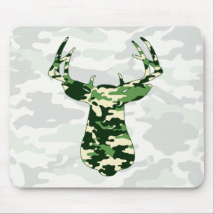 Deer Hunting Camo Buck Mouse Pad