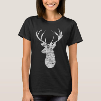 Deer Hunting Camo Flag 2-Sided T-Shirt