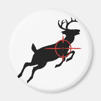 Deer Hunting- Deer with crosshairs on it Magnet